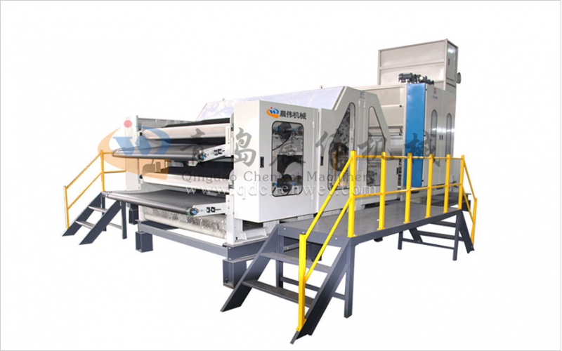 单锡林双道夫梳理机